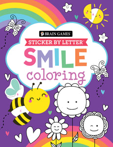 Sticker by Letter Smile Coloring
