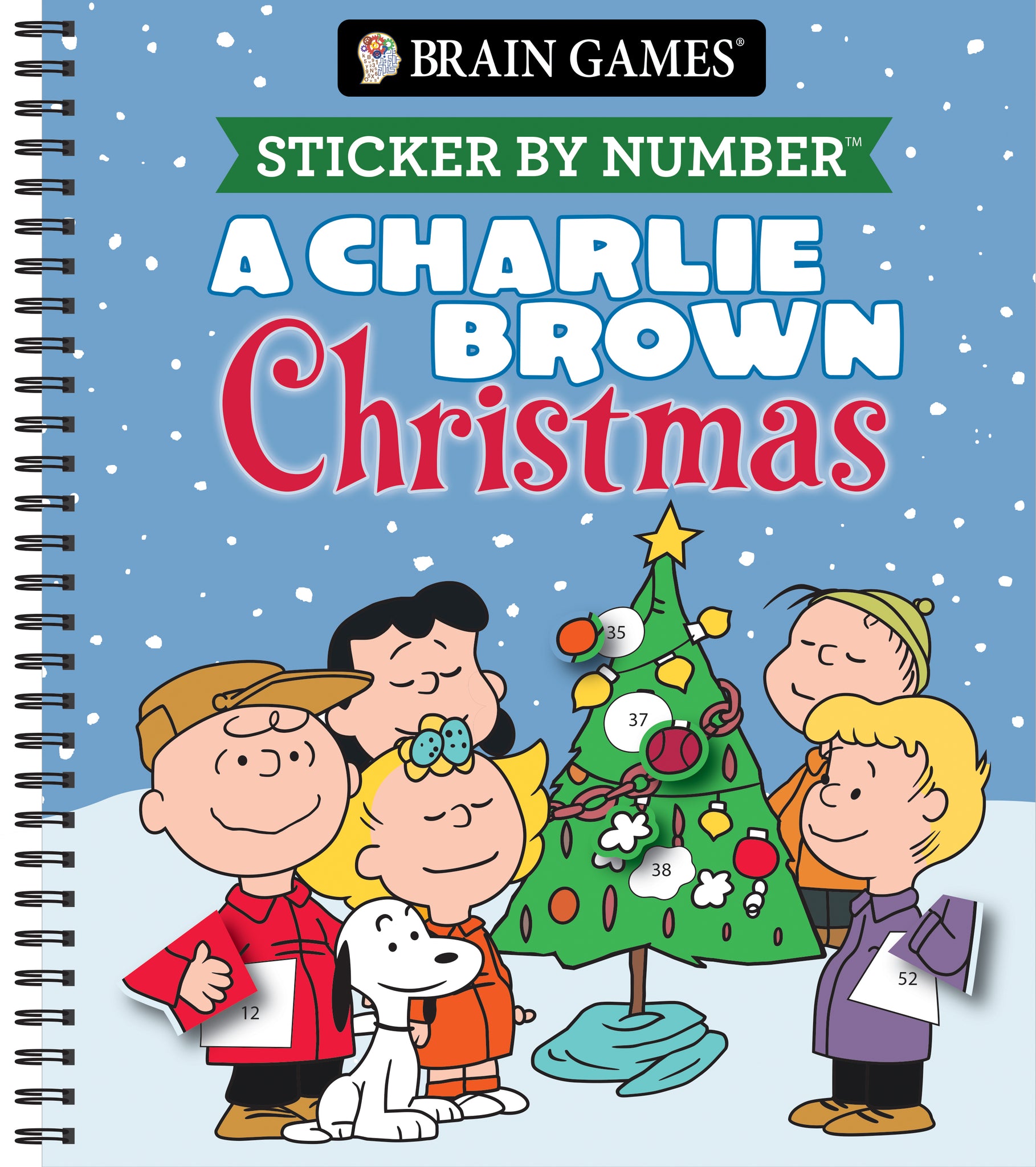 charlie brown christmas tree rubber stamp Sticker by Number A Charlie Brown Christmas – Little Grasshopper Books