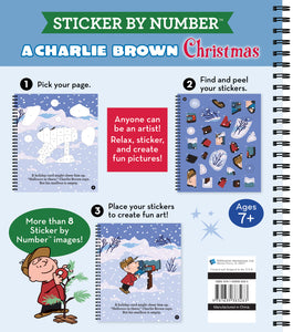 Sticker by Number A Charlie Brown Christmas