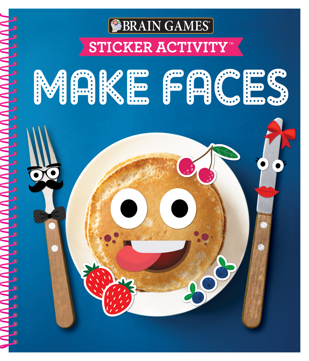 Sticker Activity Book Make Faces – Little Grasshopper Books