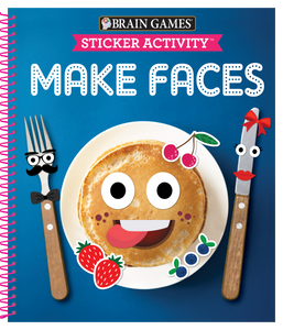 Sticker Activity Book Make Faces