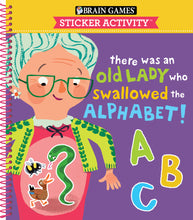 Load image into Gallery viewer, The Old Lady Who Swallowed the Alphabet Sticker Activity Book